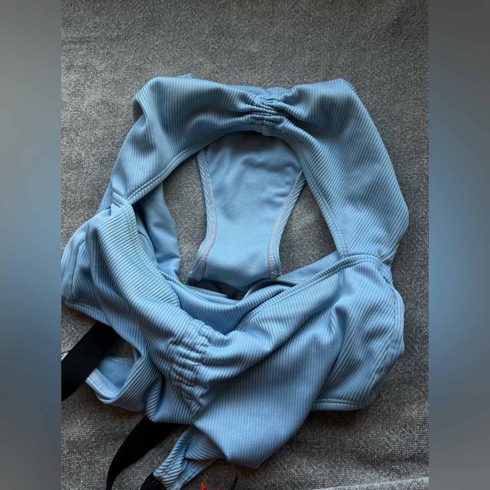 — 2/$5 — Reebok Drawstring Cutout One-Piece Racerback Swimsuit - Picture 8 of 16